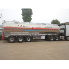 Remolque cisterna de combustible de aleación de aluminio de 33.6 toneladas